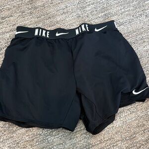 Nike Black Training Shorts with Logo Waistband